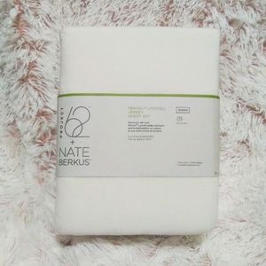 Tencel Lyocell Jersey Sheet Set Queen White